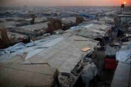 Makeshift shelters spread into the distance at the UN protection of civilians (PoC) camp in Malakal. Conflict in South Sudan has mostly pitted President Salva Kiir’s Dinkas, the dominant ethnic group, against the Nuer of Kiir’s former vice-president, Riek Machar. Almost 2 million people have been internally displaced, many of them coming to UN camps for protection
